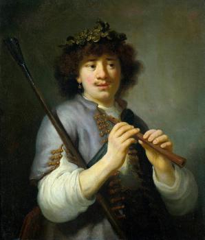 霍弗特 特尼斯 弗林尅 Rembrandt as Shepherd